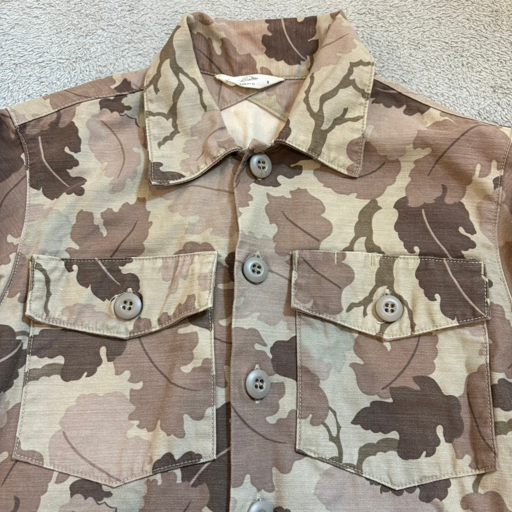 3sixteen Men Small Made USA Camo Button Up Shirt Jacket Classic Workwear Utility